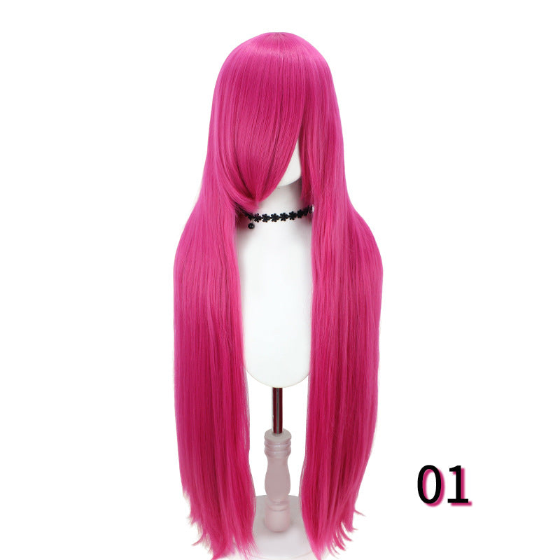 Cartoon Universal Mao Modeling Fiber Simulation Color Long Hair Silk Cos Wig