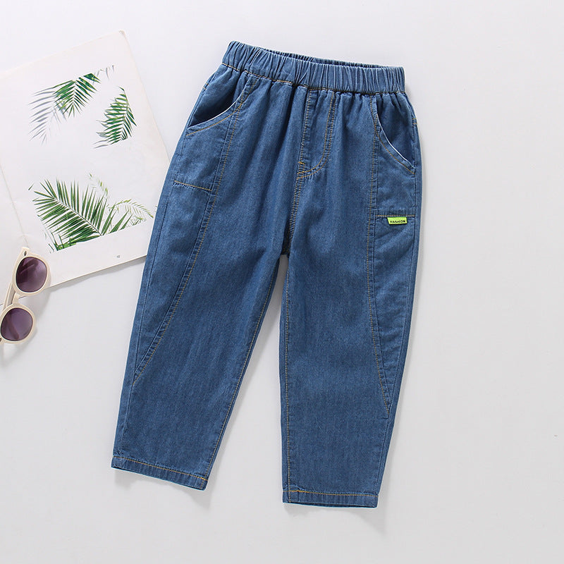 Children's Summer Thin Boys Clothing Cotton Casual Children's Pants