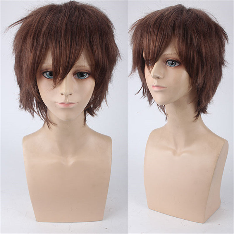 Men's Hair Color Universal Anime Style Short Cos Wig