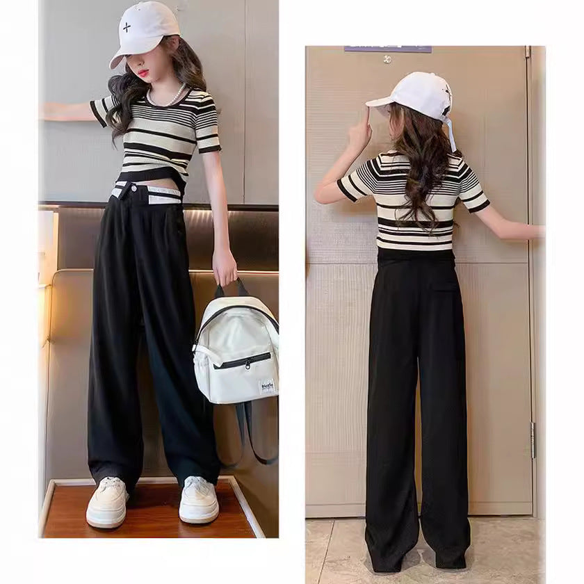 Children's Mosquito Summer Western Style Loose Straight Fashion Children's Pants