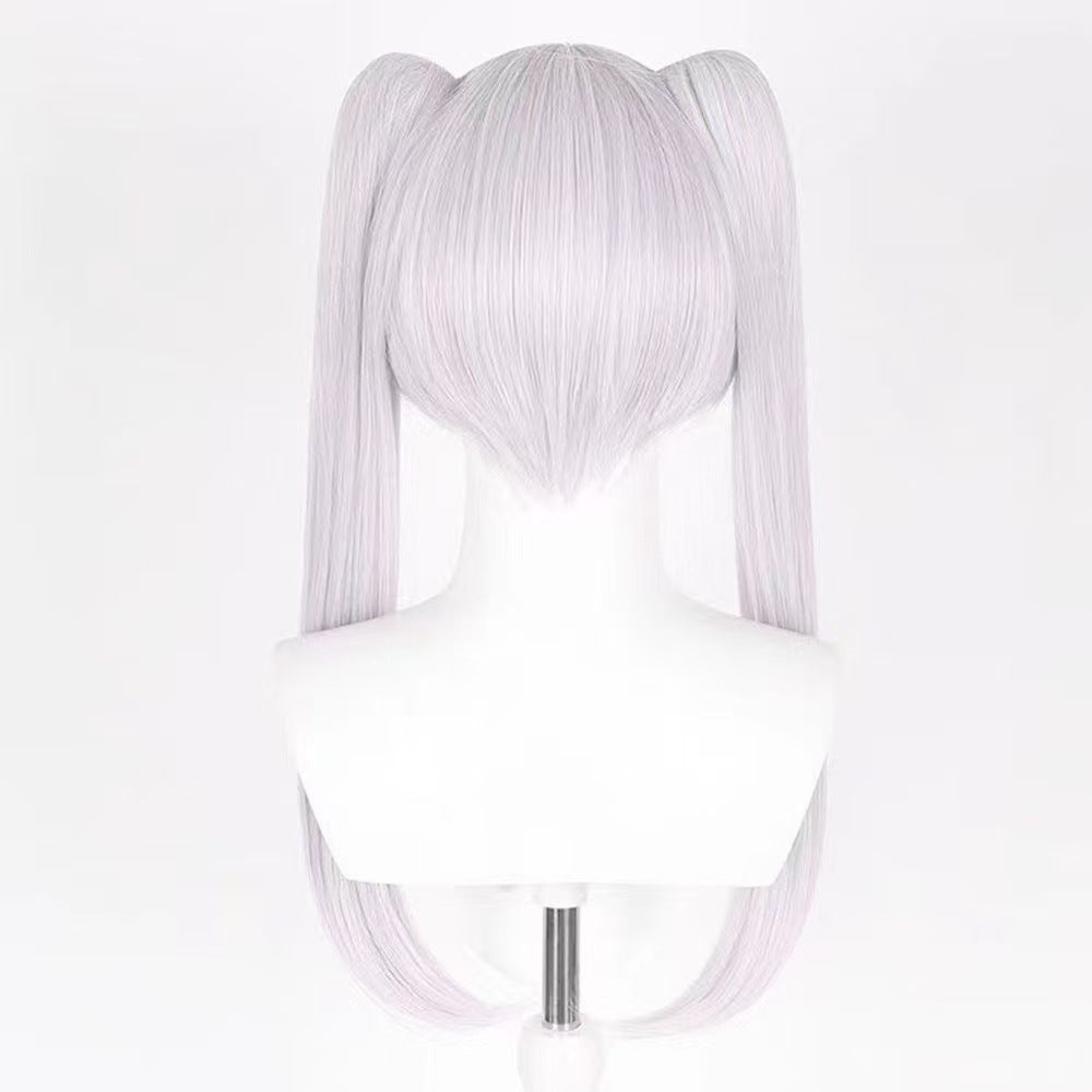 Fu Lillian Simulated Scalp Top Double Ponytail Cos Wig