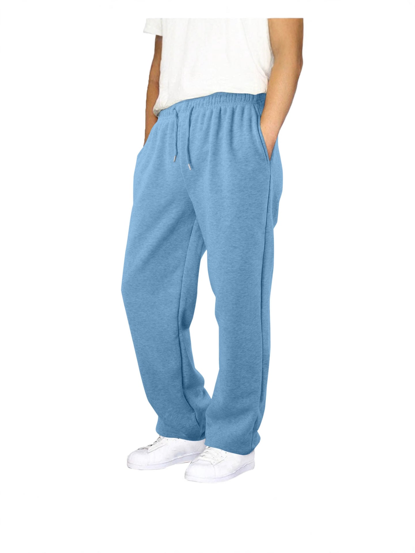 Children's Medium Big Elastic Waistband Drawstring Loose Wide Children's Pants