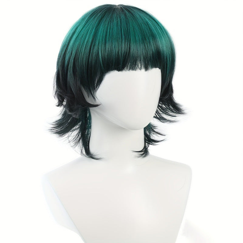 Men's Short Curly Fluffy Natural Mechanism Chemical Other Wig