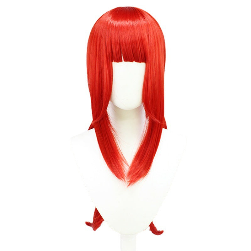 Beautiful Original God Lu Red Silicone Cos Wig