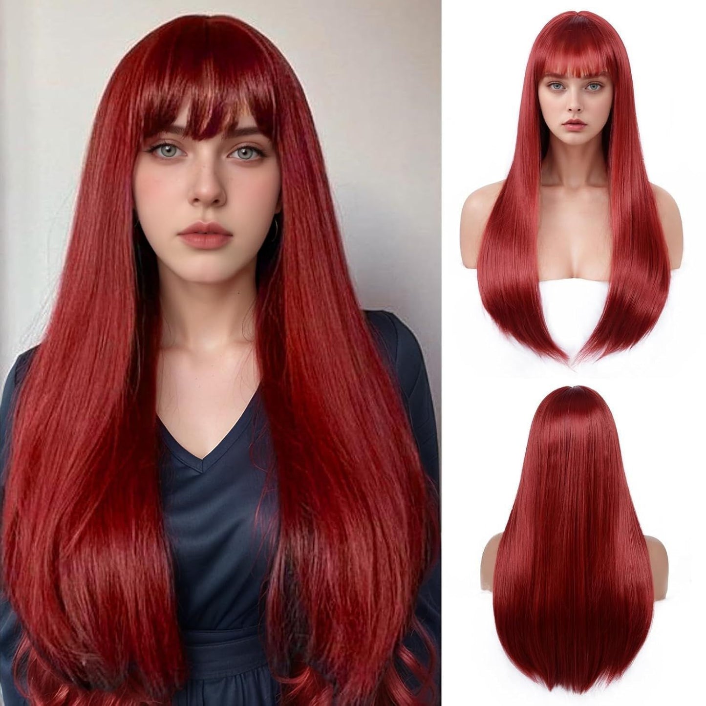 Elegant Innovative Classy Charming Fashion Bangs Long Straight Wig