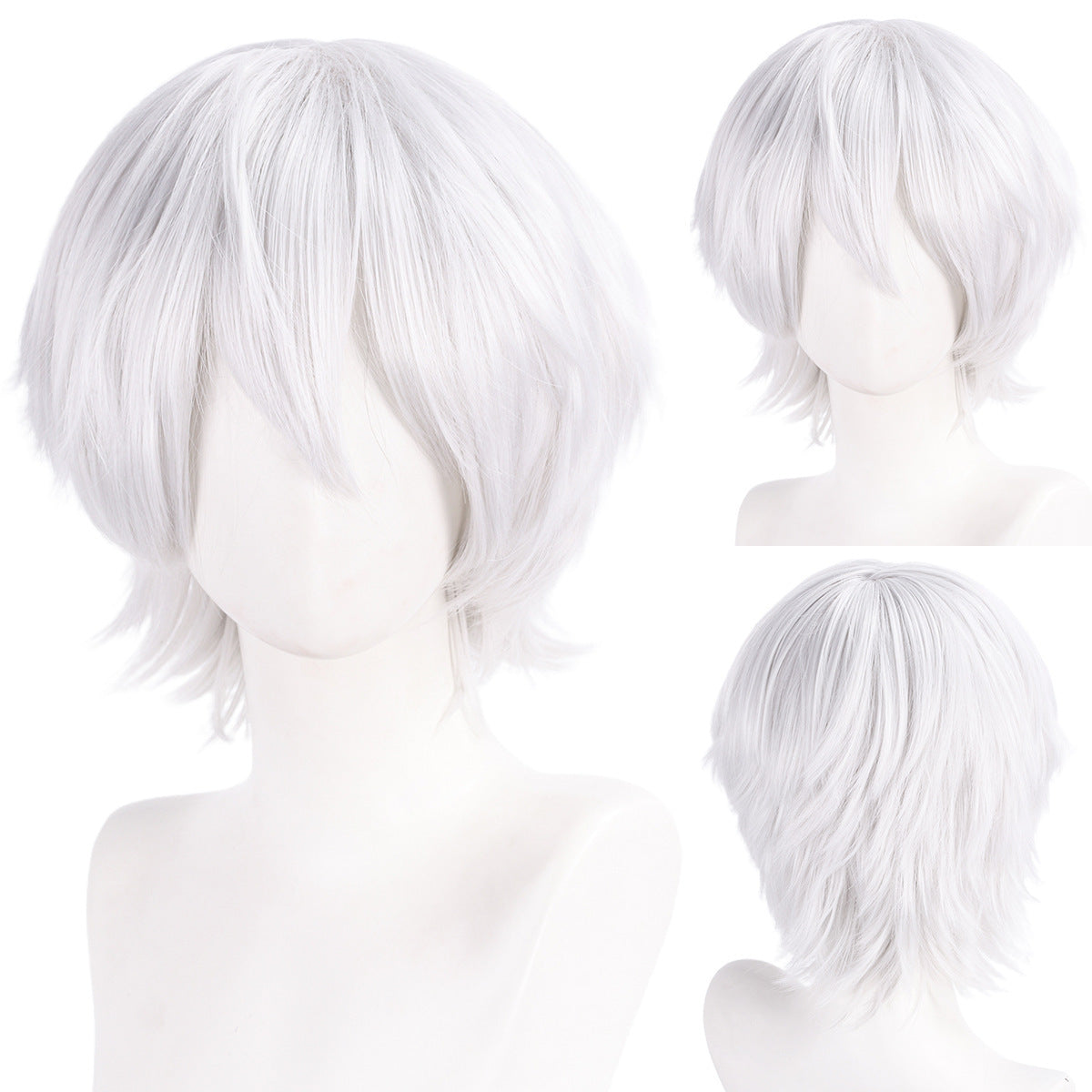Short Hair Closing Face Top Optional Mao Style Cos Wig
