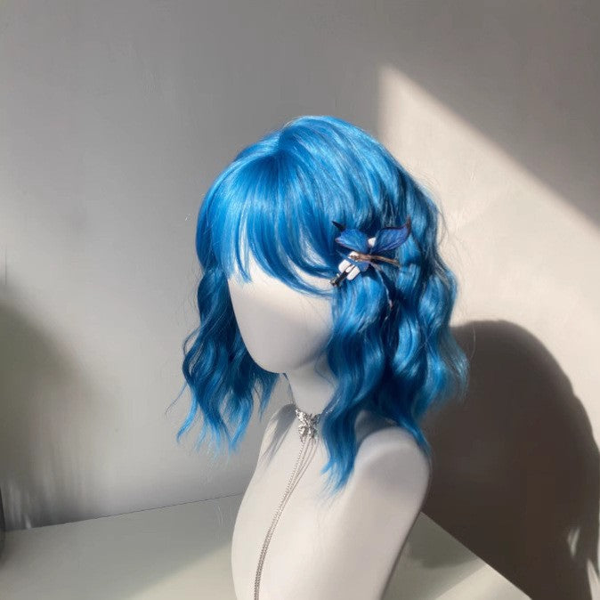 Cloud Female Small Curls Artificial Full Top Wig Short Curly Hair