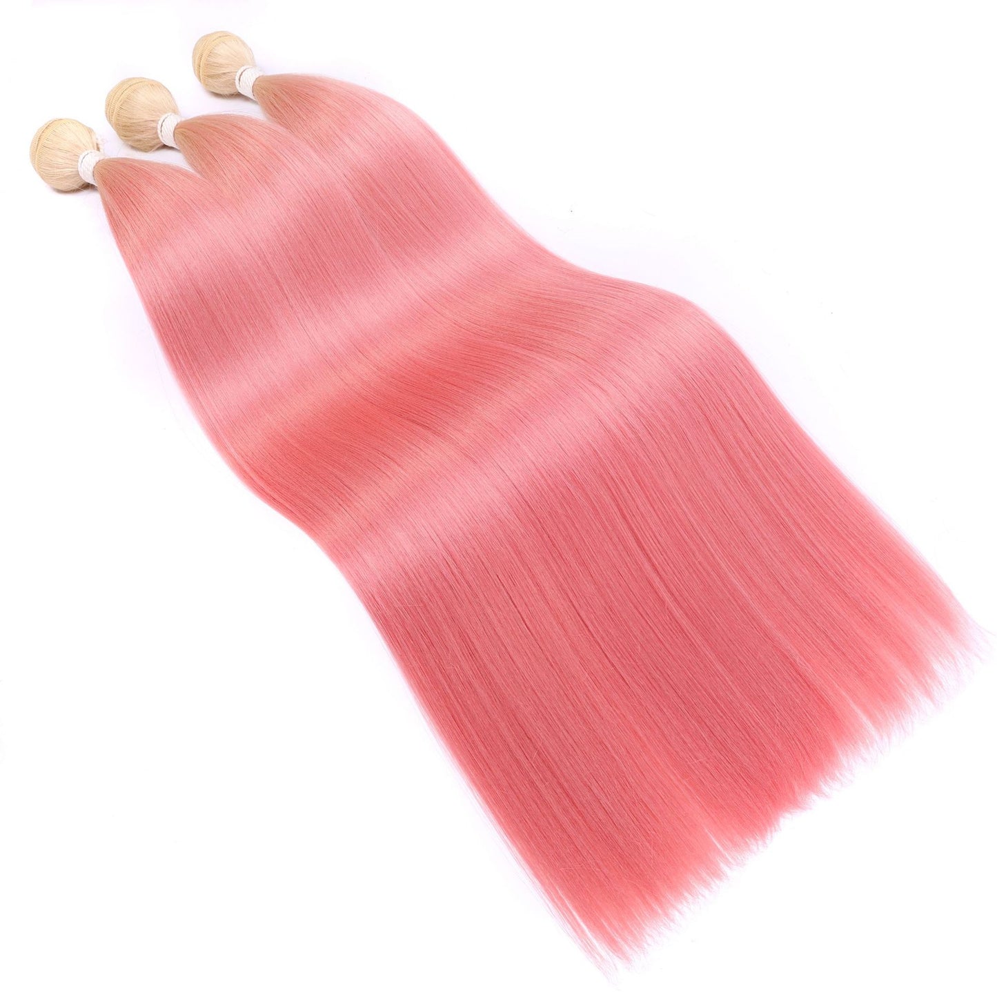 Women's Chemical Fiber African Hair Band Weft Long Straight Wig