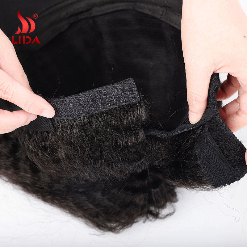 Women's Chemical Fiber Mechanism Headgear Sunshade Curly Wig Long Curls