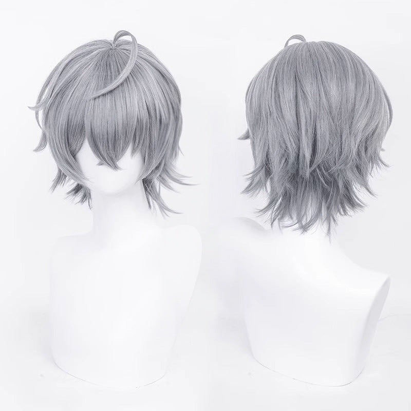 Cardamom District Zero Male Master Rope Props Gray Cos Wig