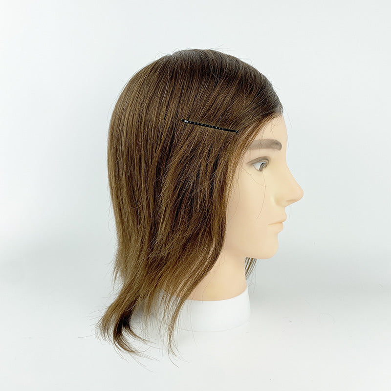 Men's Mannequin Head All Real Hair Haircut Practice Model Cutting Hot Other Wig