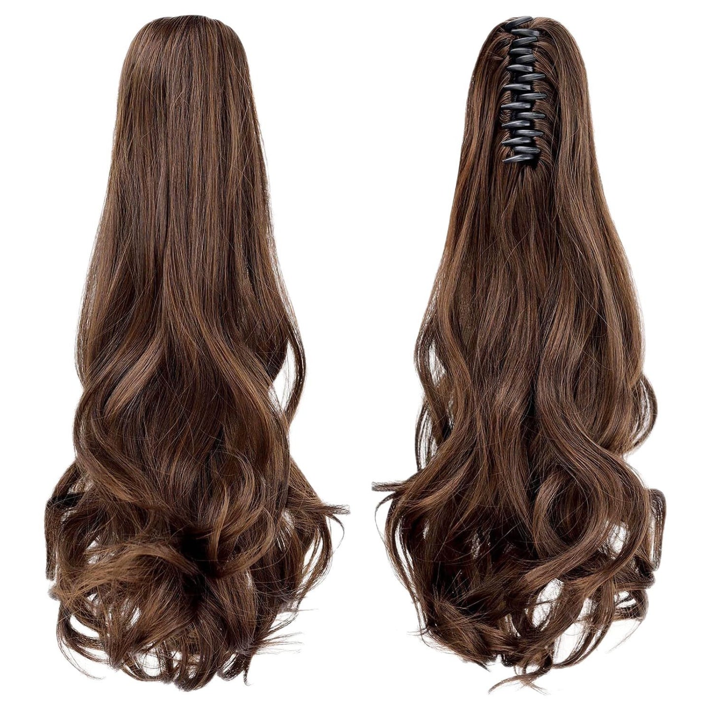 Tiger Mouth Grip Female Double Ladies Wig Ponytail