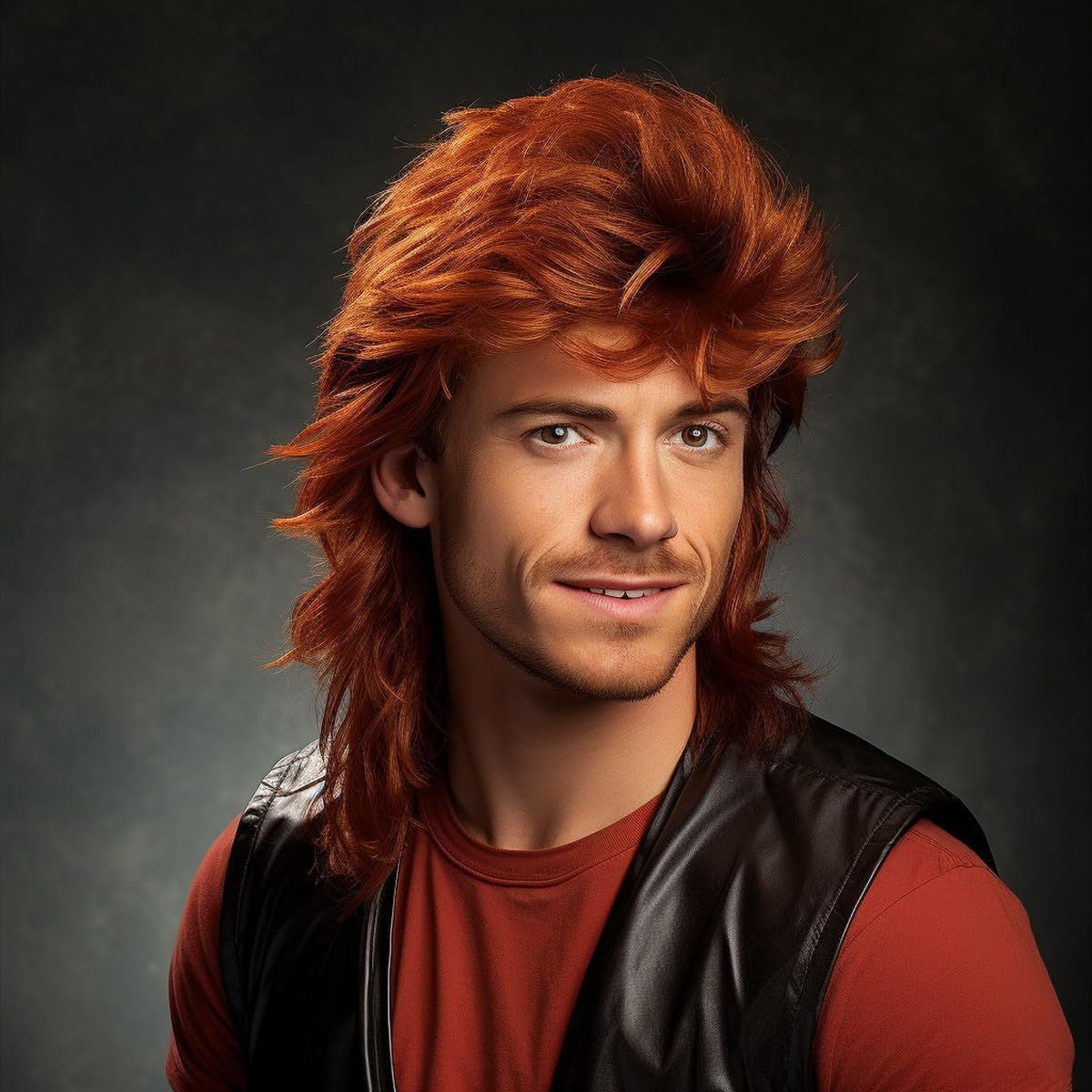 Men's Anchovy Generation Rock Shawl Curly Hair Festival Party Men's Wig