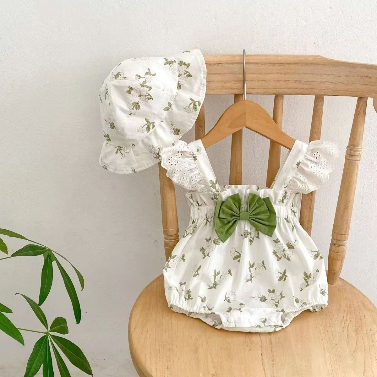 Thin Fashion Jumpsuit Floral Strap Triangle Rompers Jumpsuit, Climbing Suit
