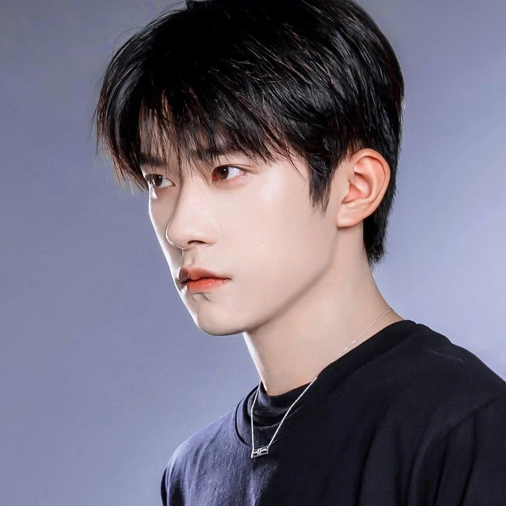 Men's Korean Style Handsome Short Hair Bangs Trendy Men's Wig