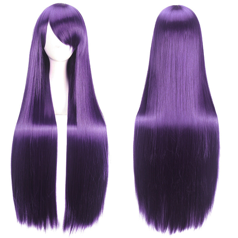Classic Universal Color Hair Anime Fiber Long Straight Wig