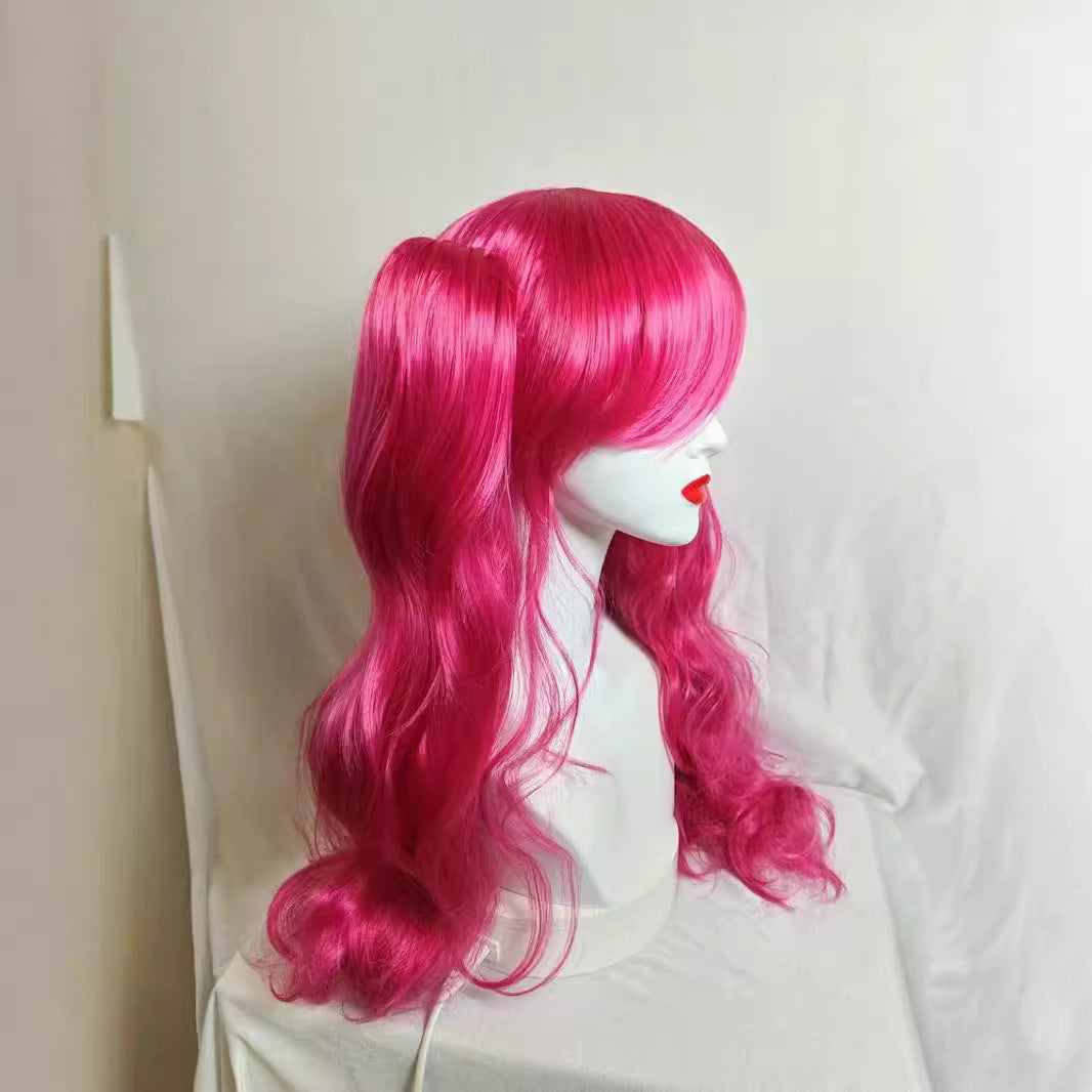 Animation Dress Up Jaws Clamp Pairs Of Ponytail Natural Long Cos Wig