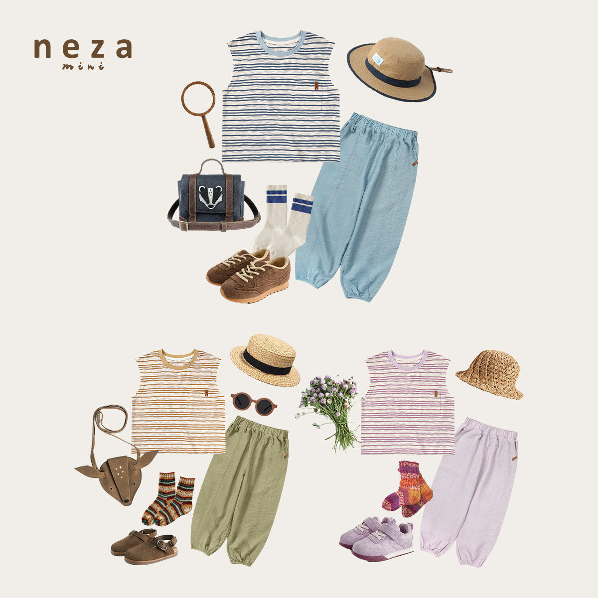 Children's Summer Bubble Casual Thin Boy's Loose Children's Pants