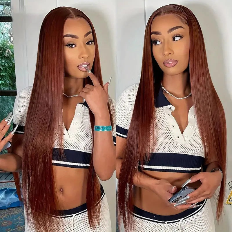 Cool Durable Creative Women's Lace Hair Long Straight Wig