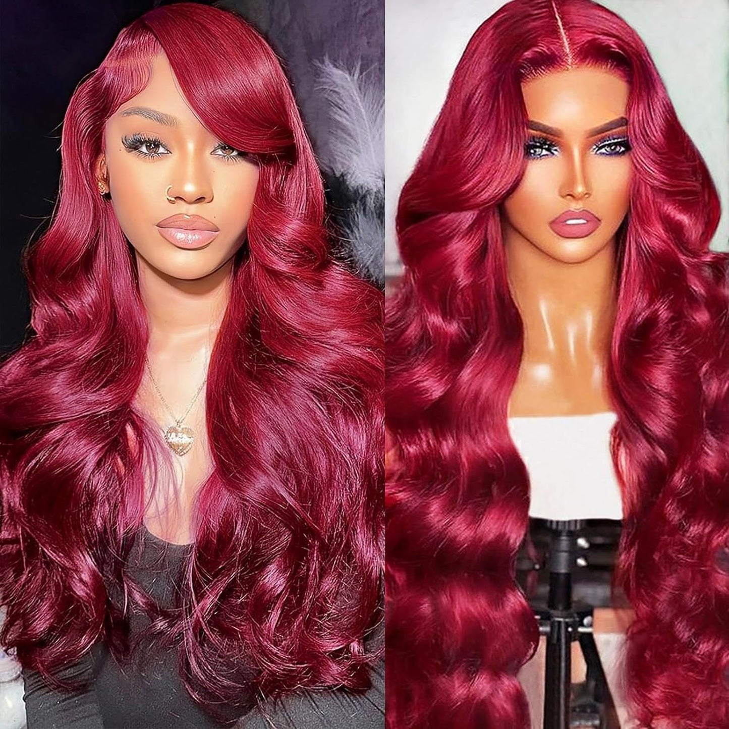 Fashion Front Lace Big Wave Curly African Wig Long Curls