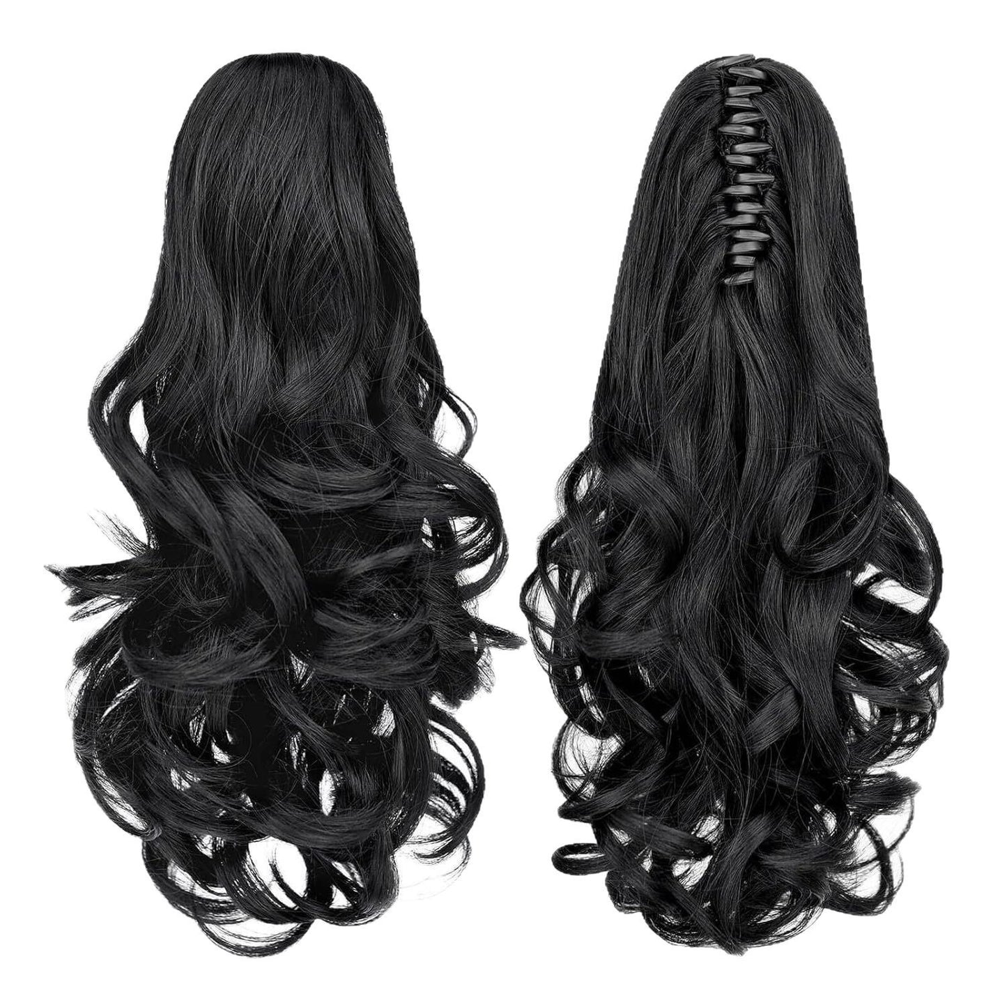 Women's Short Fiber Big Hair Claws For Wig Ponytail