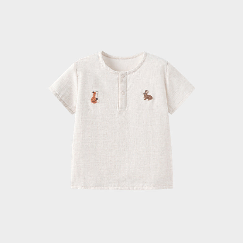 Children's Collection Summer Short-sleeved Top Vest Camisole Children's T-shirt