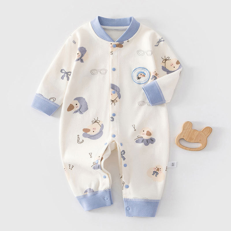 Pure Cotton Jumpsuit Born Rompers Boneless Underwear Pajamas Jumpsuit, Climbing Suit
