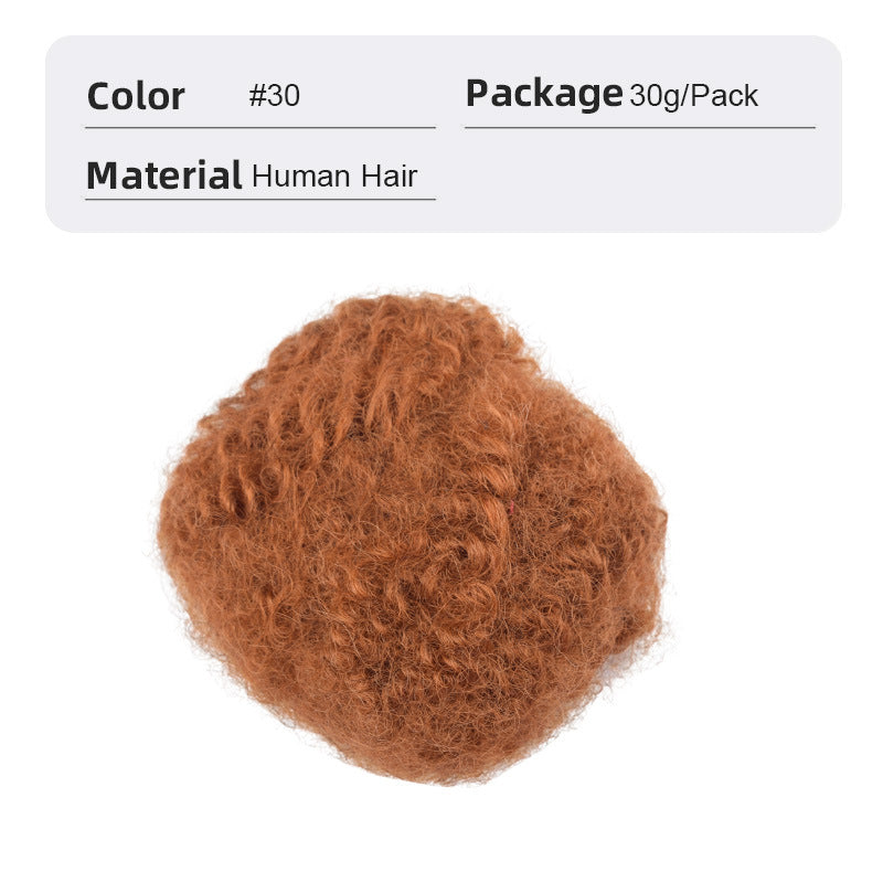 Comfortable African Human One Bag All Real Hair Wig