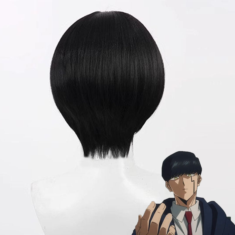 Physical Magic Makes Matthew Black Pot Cover Head Short Hair Cos Wig