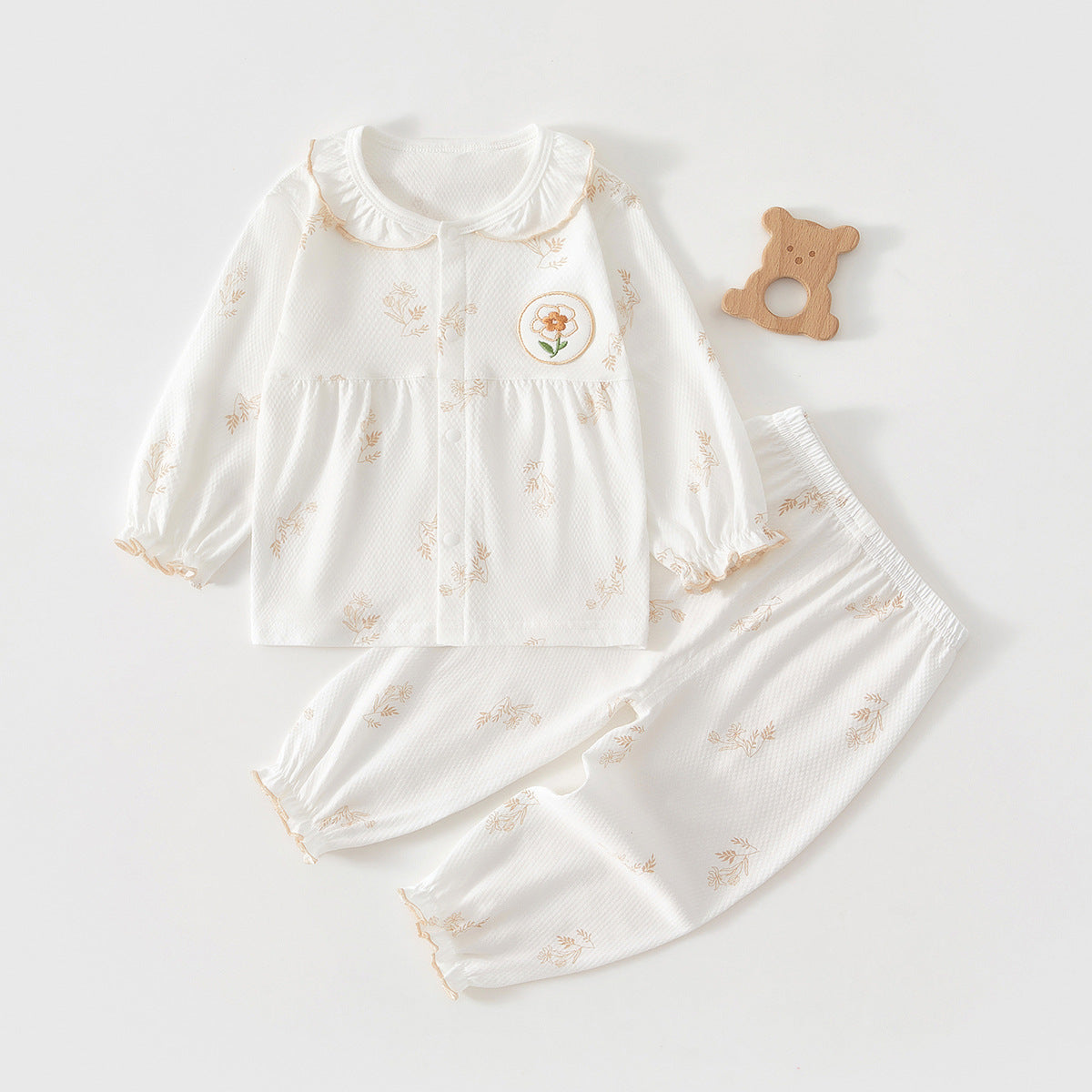 Summer Class January Infant Air Conditioning Split Thin Jumpsuit, Climbing Suit