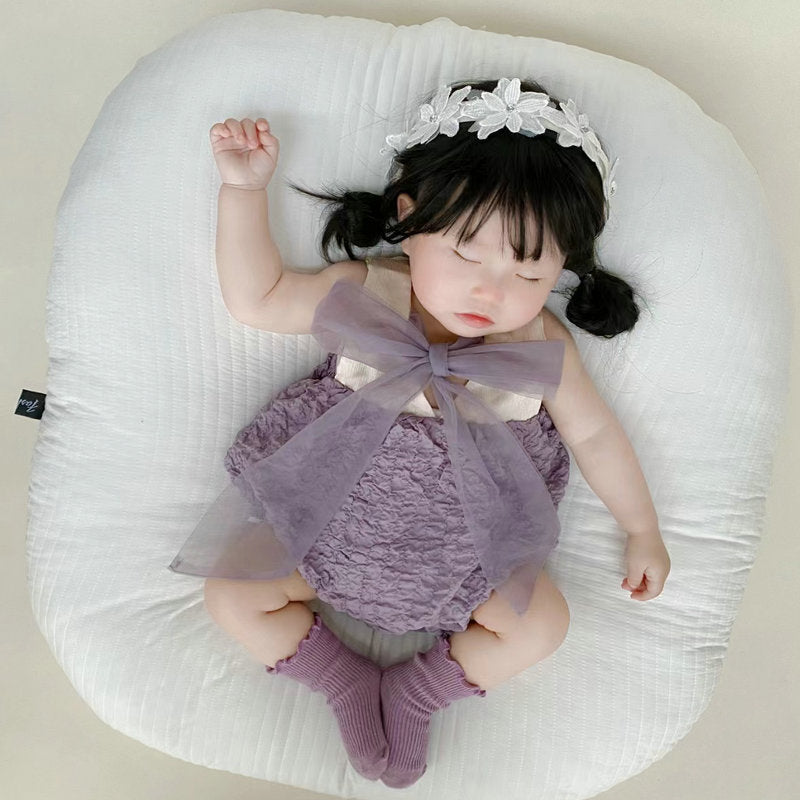 Summer Thin Rompers Sleeveless Princess Western Style Days Old One Jumpsuit, Climbing Suit