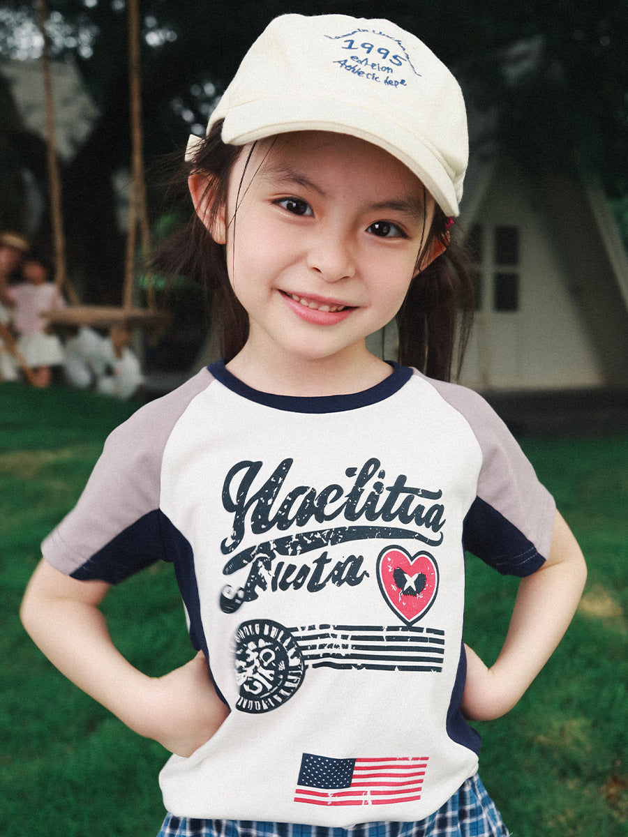 Children's Short-sleeved Summer Outdoor Sports Half Sleeve Children's T-shirt