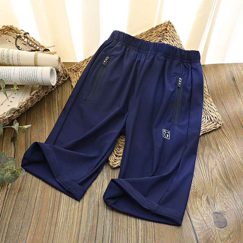 Zipper Shorts Live Supply Crawler Panda Classmates Middle Children's Pants