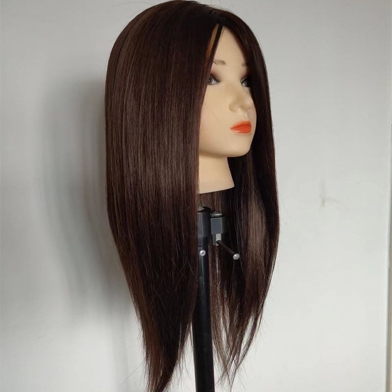 Practice Braiding Blowing Scissors Hot Dyeing Bleaching Model Head Doll Other Wig