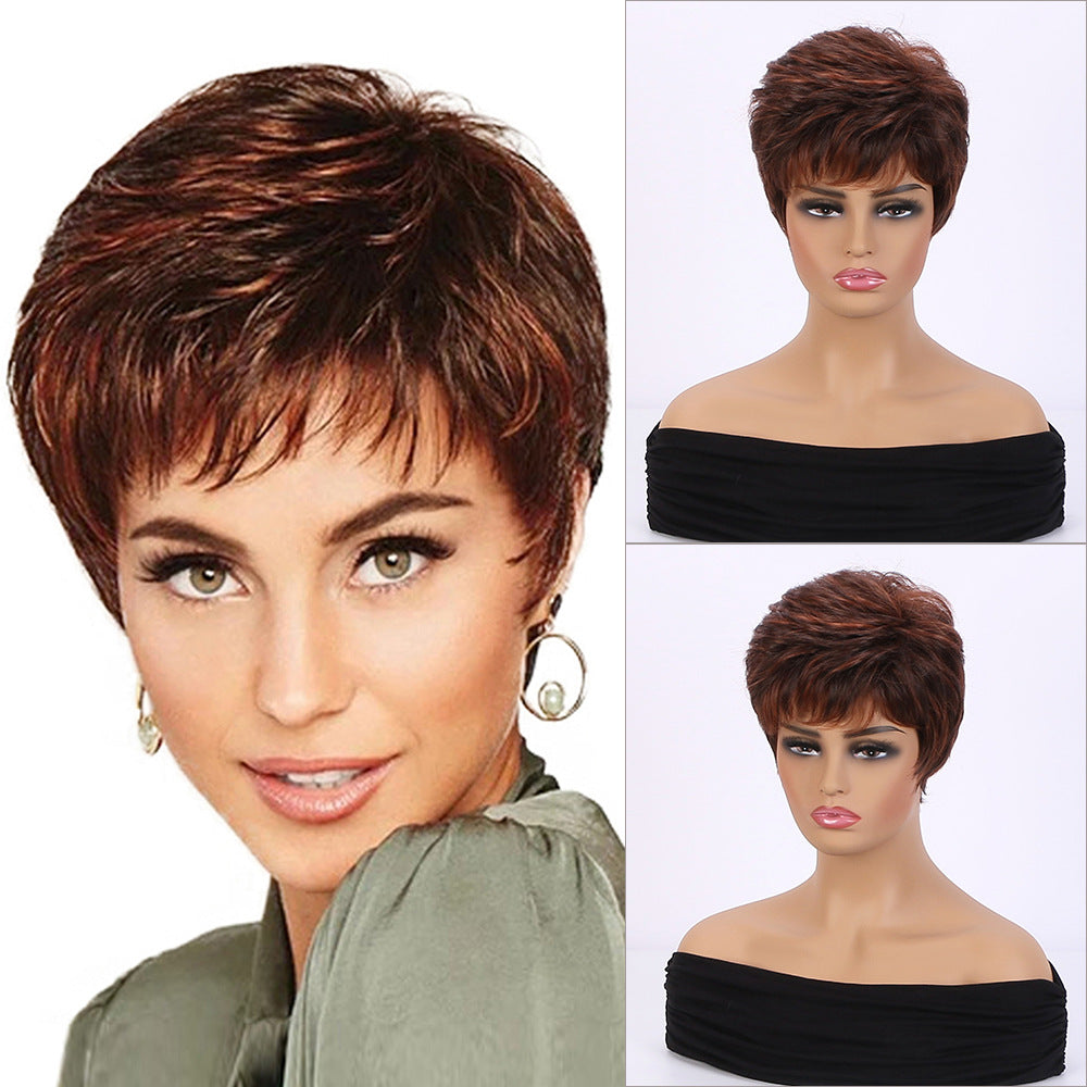 Classic Popular Women's Fashion Synthetic Wigs Wig Short Curly Hair