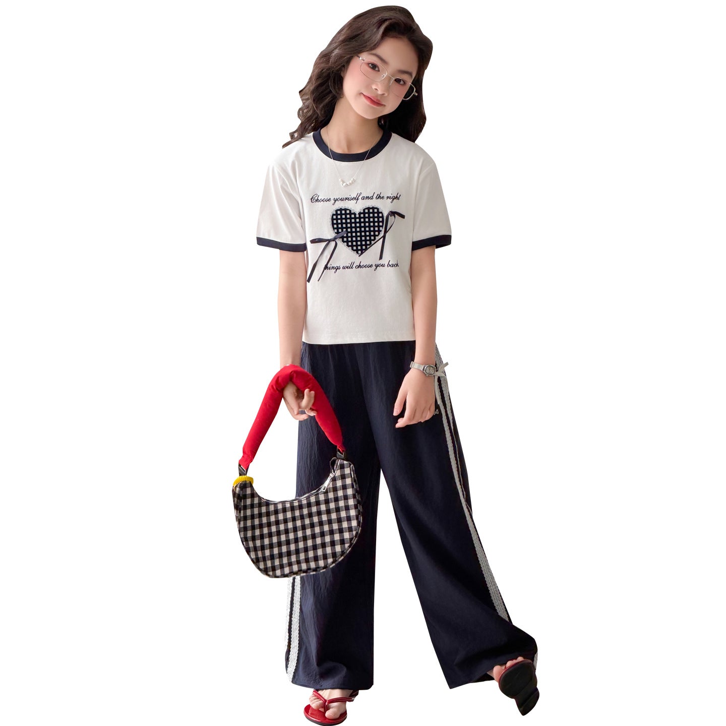 Women's & Children's Trousers Summer Western Style Fashion Casual Teens Thin Children's Pants
