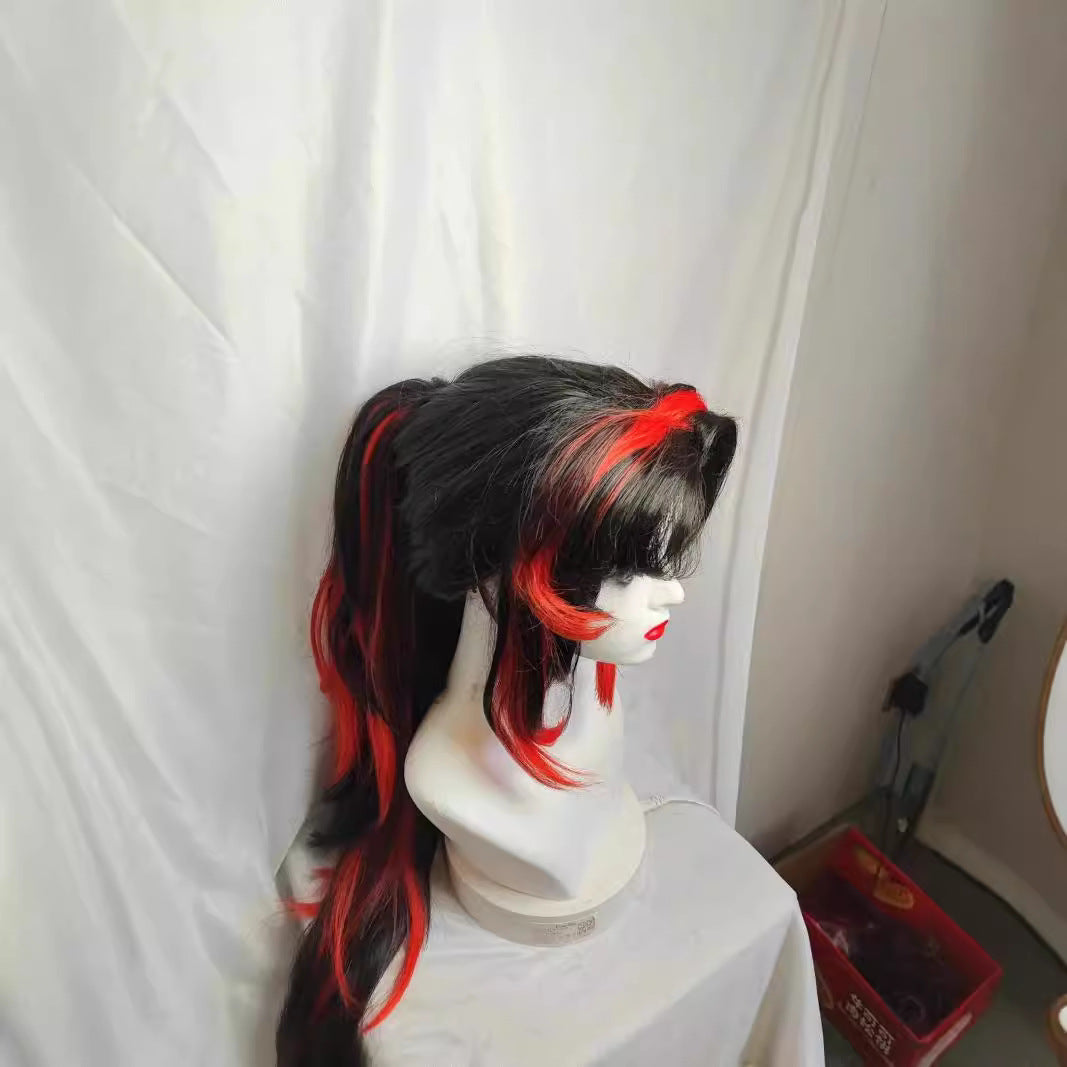 Blade Long Hair Jaws Clamp High Ponytail Cos Wig