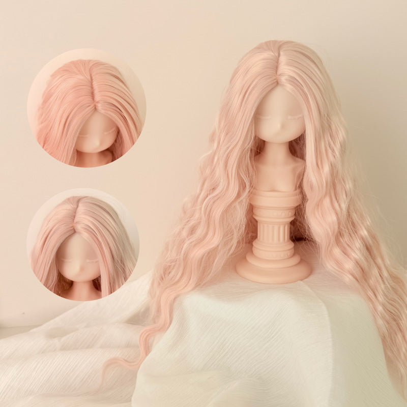 Small Curls Handmade Dress Up Blank Hair Head Cos Wig