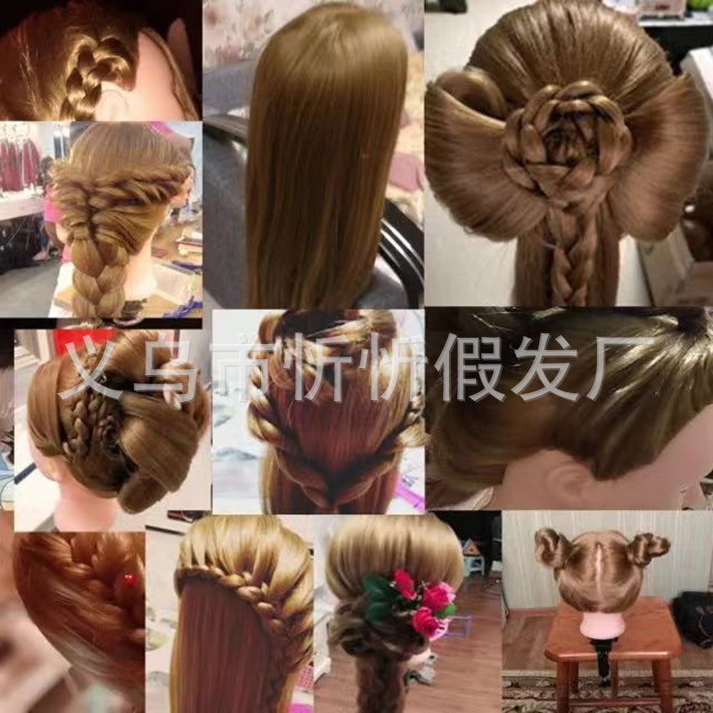 Head Braided Hair Practice Teaching Mannequin Other Wig