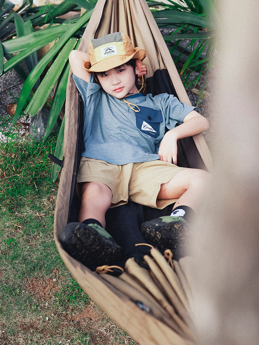 Children's Mountain Outdoor Clothing Summer Fabric Breathable Children's T-shirt