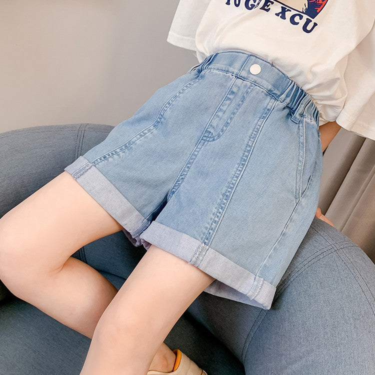Summer Shorts Thin Type Middle Big Children's Pants