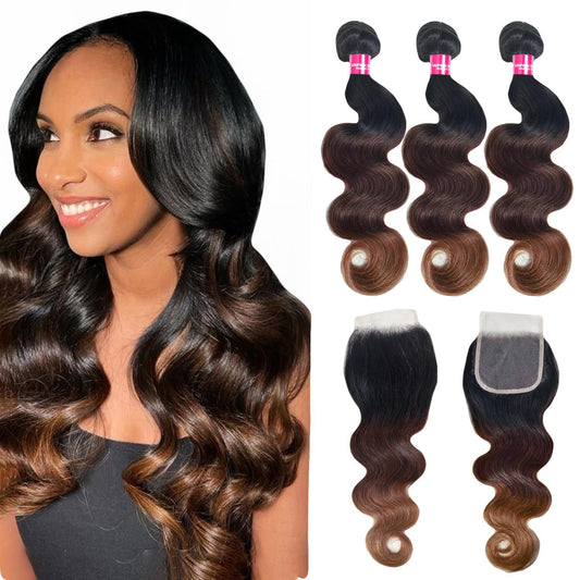 Beautiful Hair Weft Gradient Color Piece Wig Long Curls