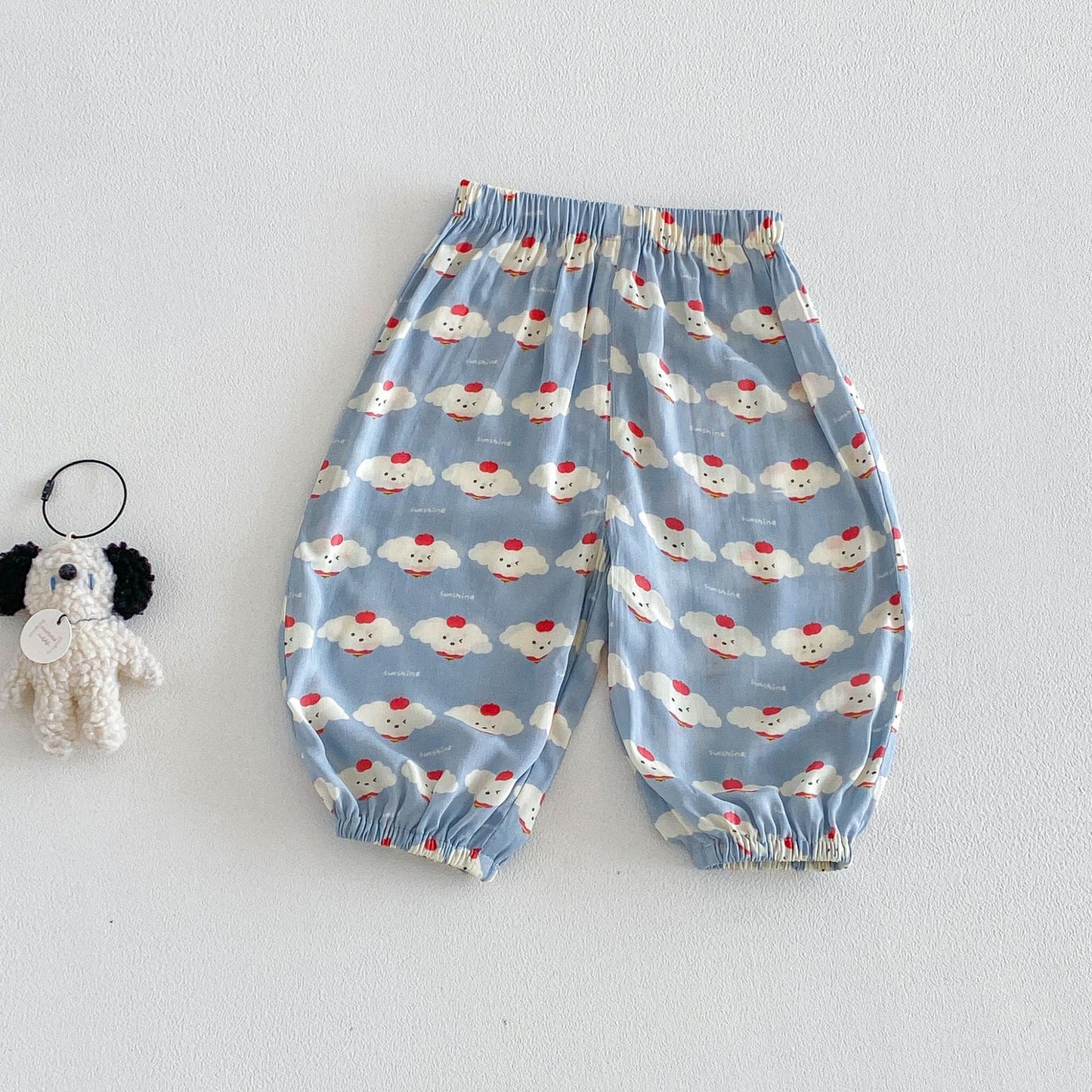 Children's Summer Boys Full Printed Cartoon Thin Children's Pants
