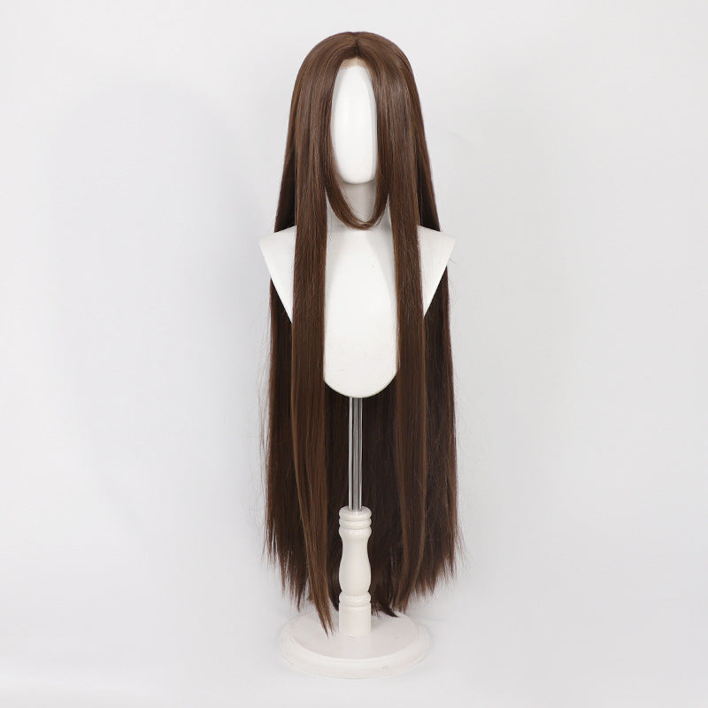 Universal Hand Crocheting Forehead Lace Mid-length Cos Wig