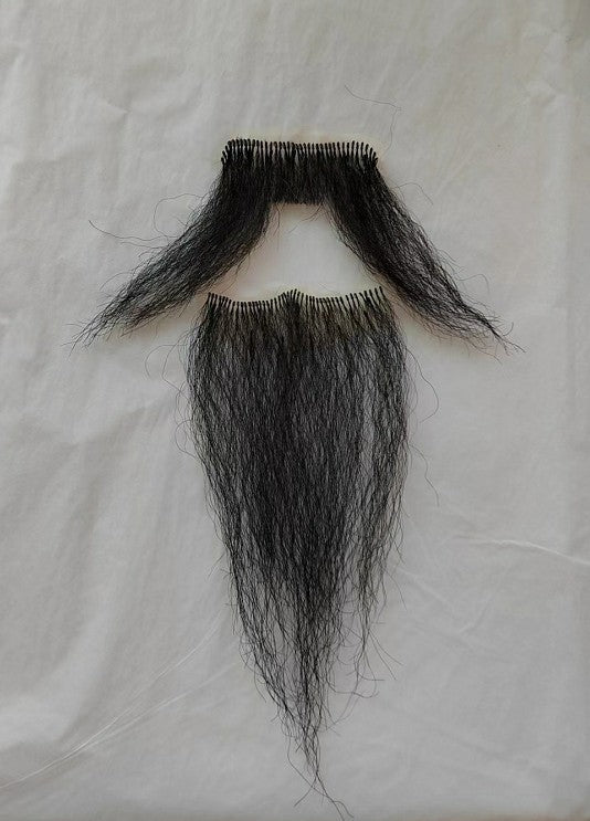 Hu Drama Qu Old Man Li Bai Grandpa Performance Abroad Men's Wig