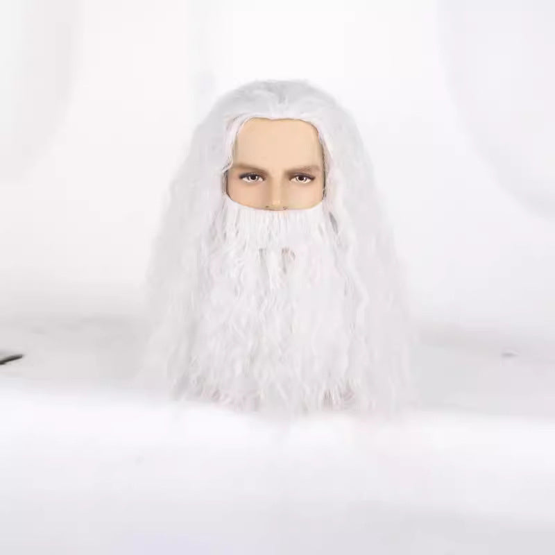 Men's Love Thunder Thor Optional Long Curly Hair Halloween Men's Wig