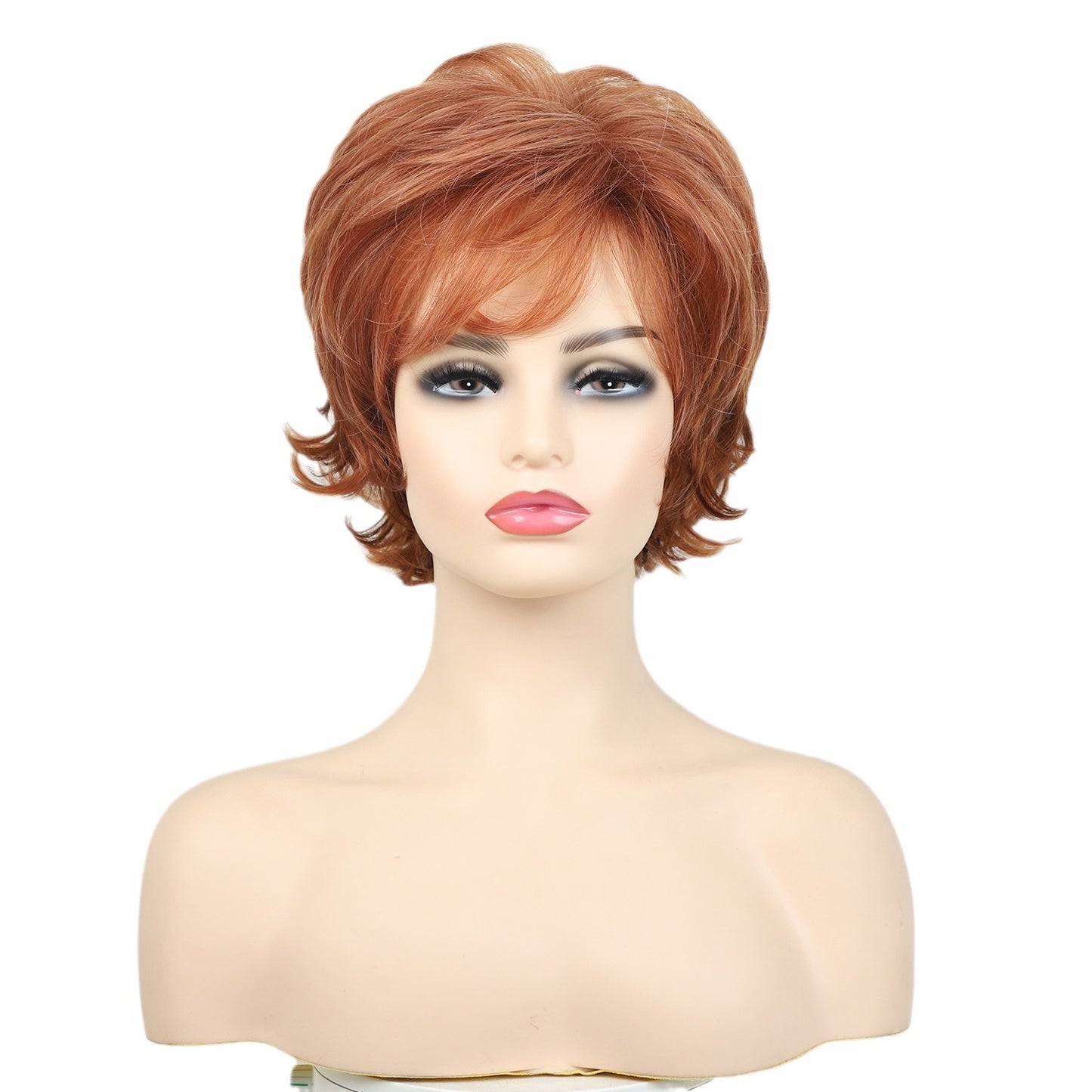 Women's Full Head Split Synthetic Wigs Wig Short Curly Hair