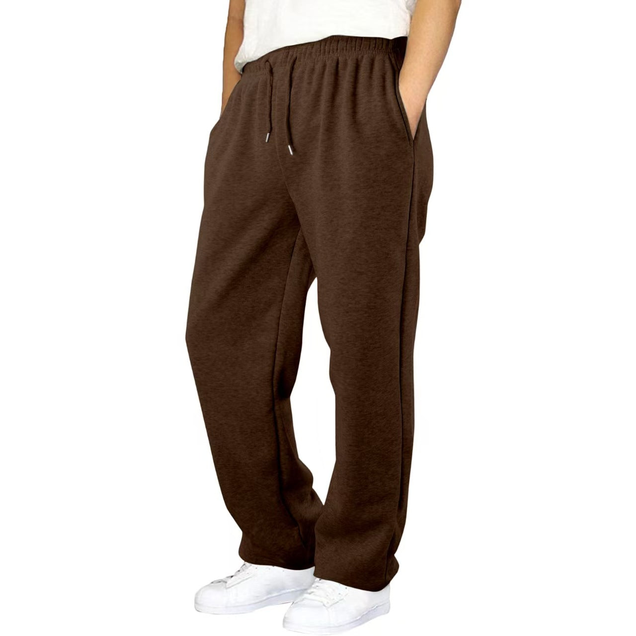 Children's Medium Big Elastic Waistband Drawstring Loose Wide Children's Pants