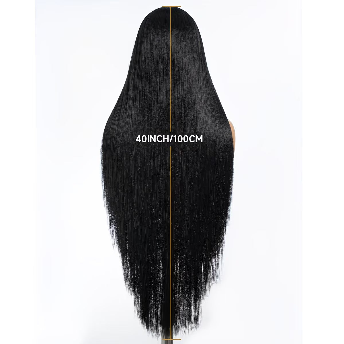 Shape Universal Simulation Scalp Top Rose Long Straight Wig