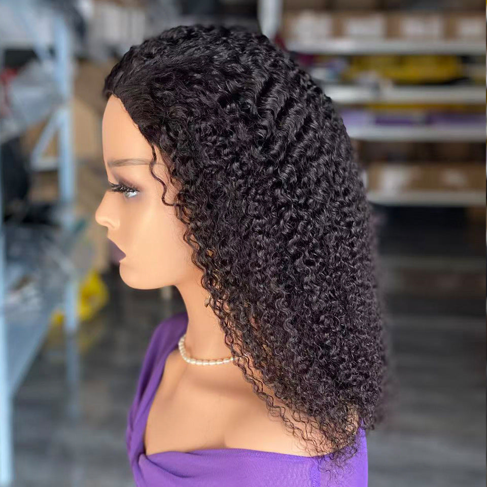 Graceful Stylish Comfortable Versatile Half Ponytail Real Hair Wig